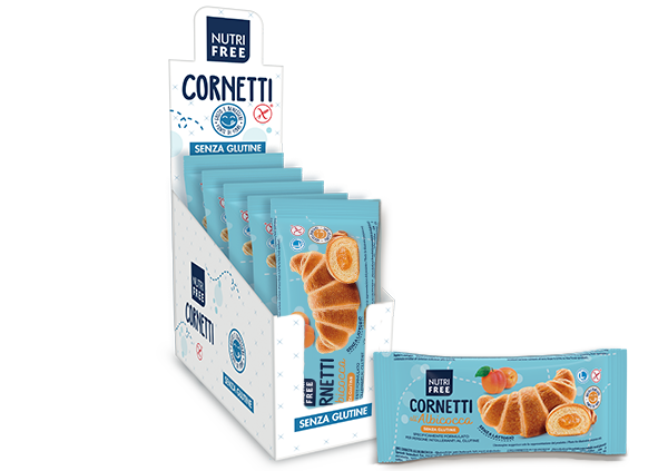 Nutrifree Cornetti Albicocca brioche senza glutine 5 pezzi