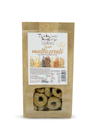 Tentazioni Pugliesi Speciali Taralli Multicereali 6x200g Fibre