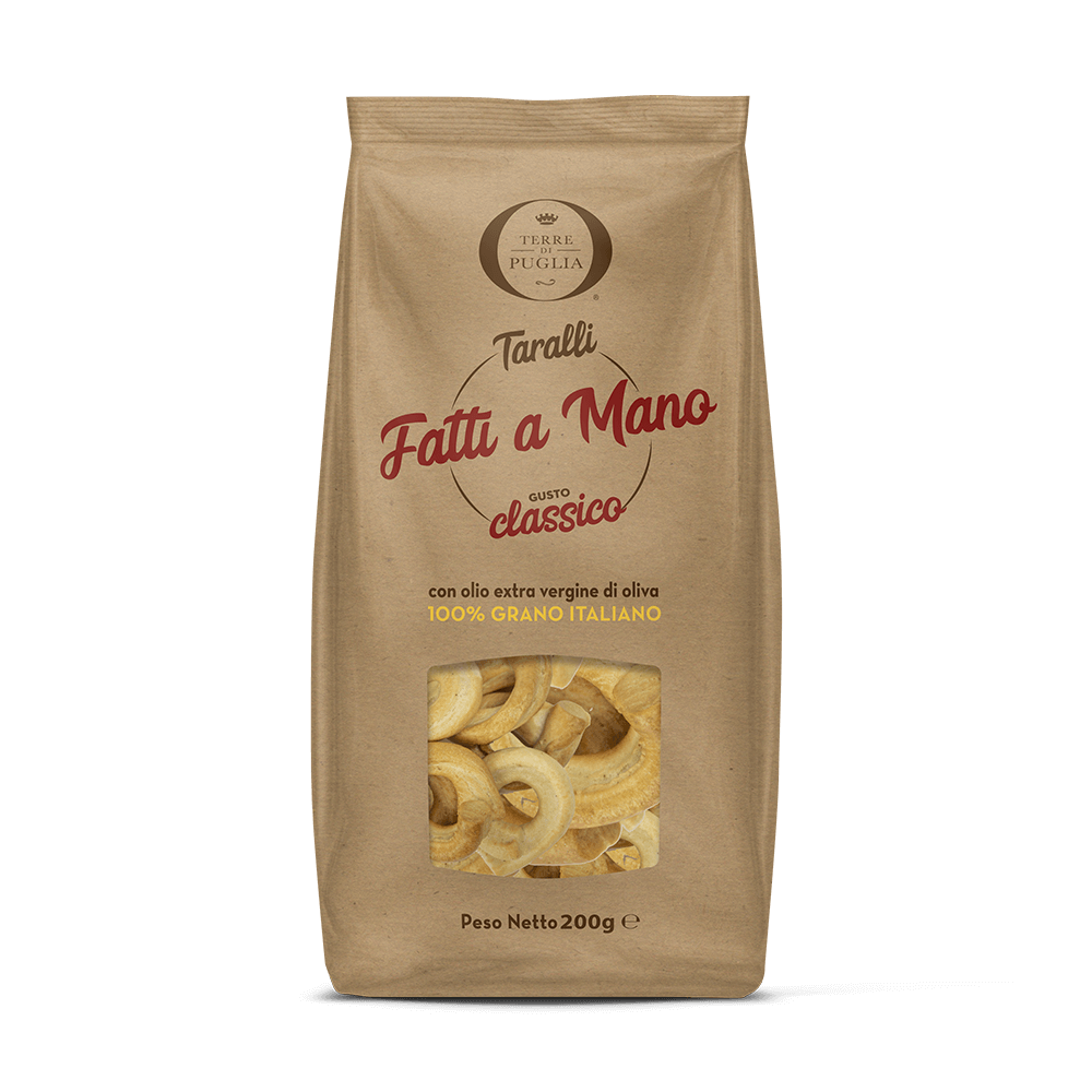 Terre di Puglia Taralli Fatti a Mano taralli classico 200g forno