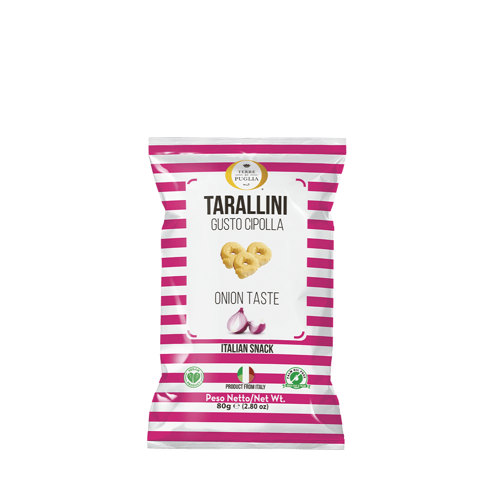 Terre di Puglia Millerighe Cipolla tarallini 80g