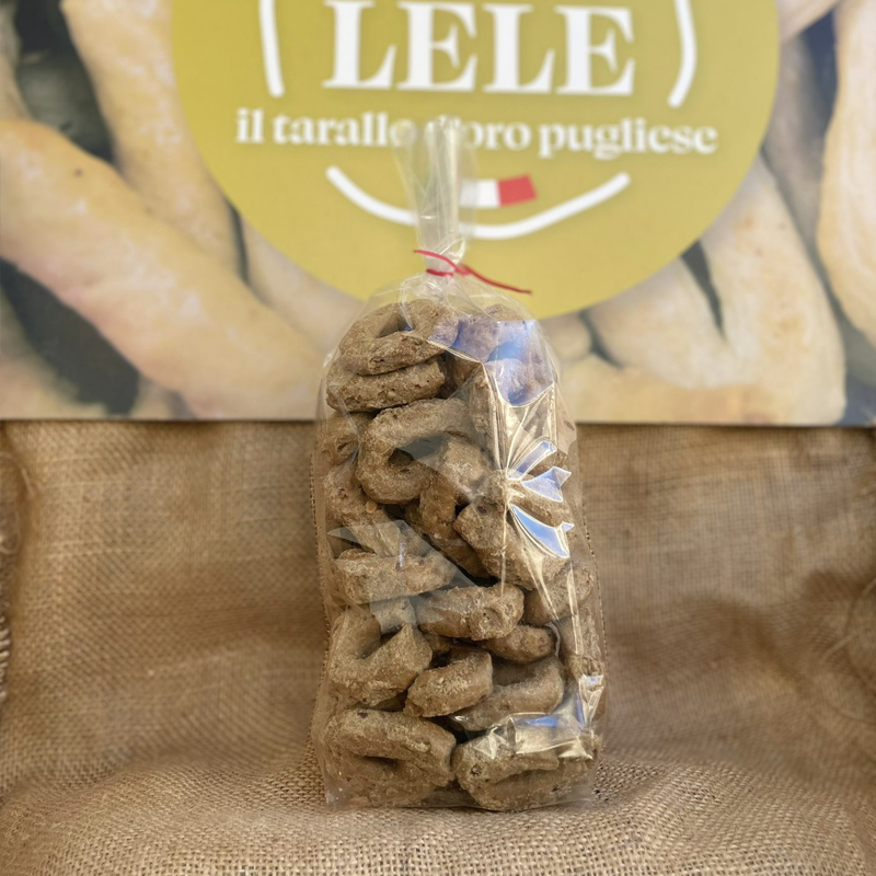 Lele il tarallo d’oro pugliese Taralli salati multicereali 350 g fibre