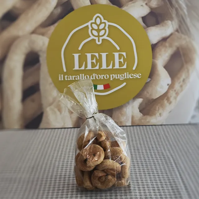 Lele Taralli Dolci Margherite con Mandorla 350 g Artigianali