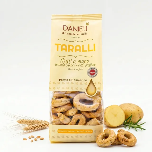 Danieli Taralli Speciali patate e rosmarino taralli 240g