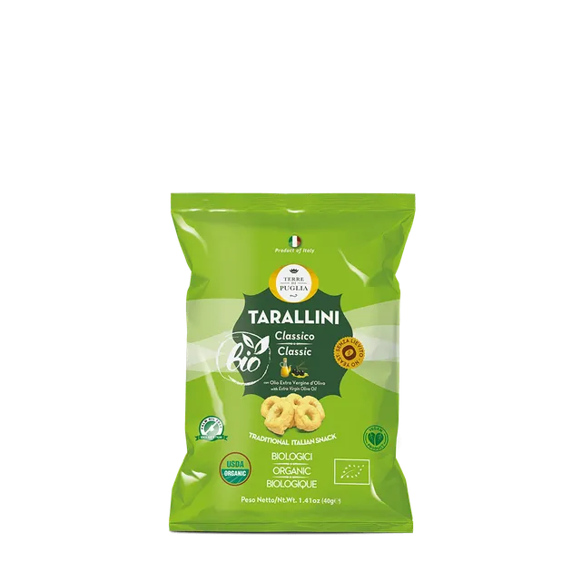 Terre di Puglia Taralli Bio classico 40g monoporzione