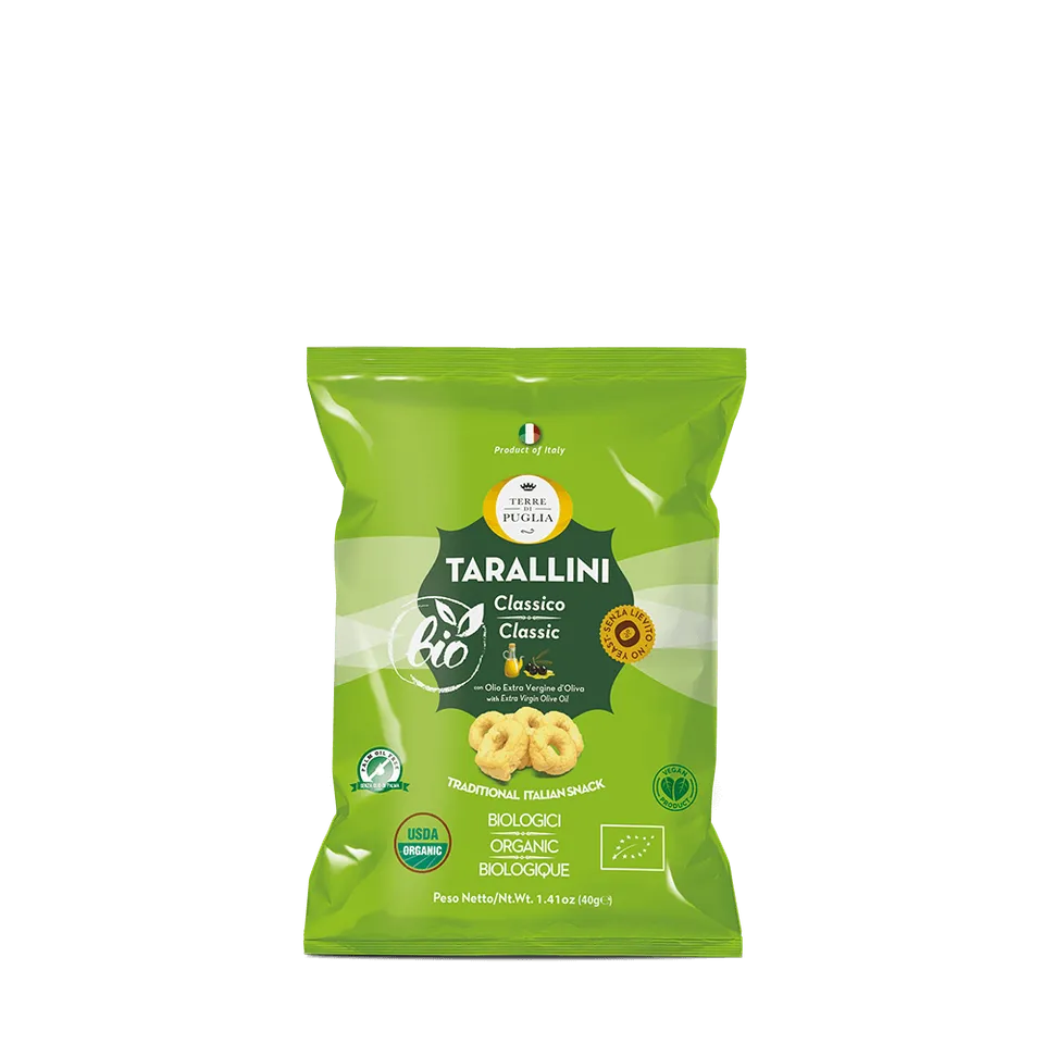 Terre di Puglia Taralli Bio classico 40g monoporzione