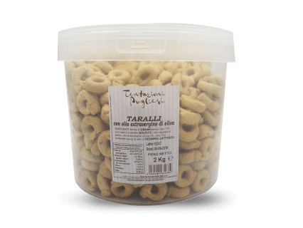 Tentazioni Pugliesi Ho.Re.Ca. Taralli olio EVO secchio 2 Kg