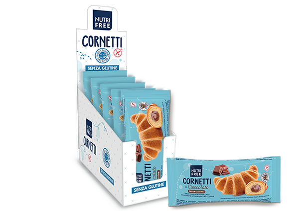 Nutrifree Cornetti al Cioccolato Display Box 5 Monoporzioni