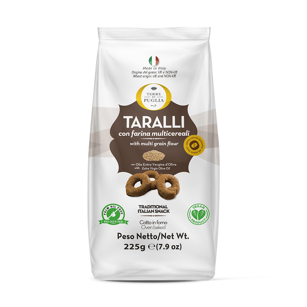 Terre di Puglia I Moderni Taralli Multicereali 225g