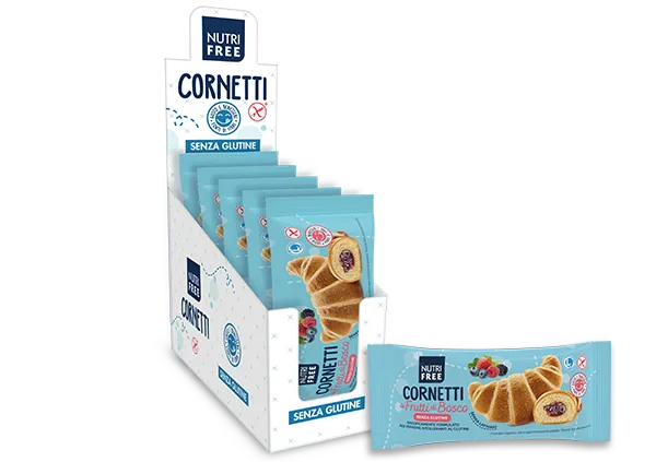 Nutrifree Cornetti ai Frutti di Bosco senza glutine 5 pz