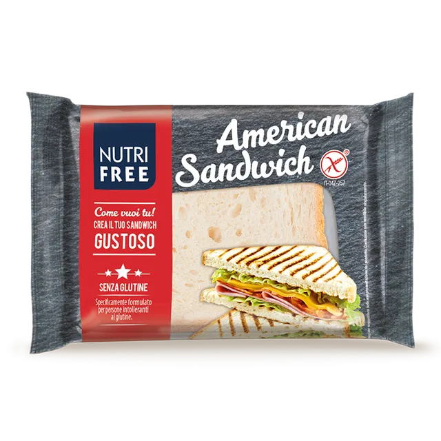Nutrifree Pane e sostituti American Sandwich senza lattosio