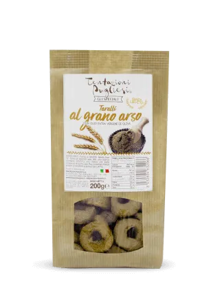 Tentazioni Pugliesi Gli Speciali Taralli Grano Arso 6x200g