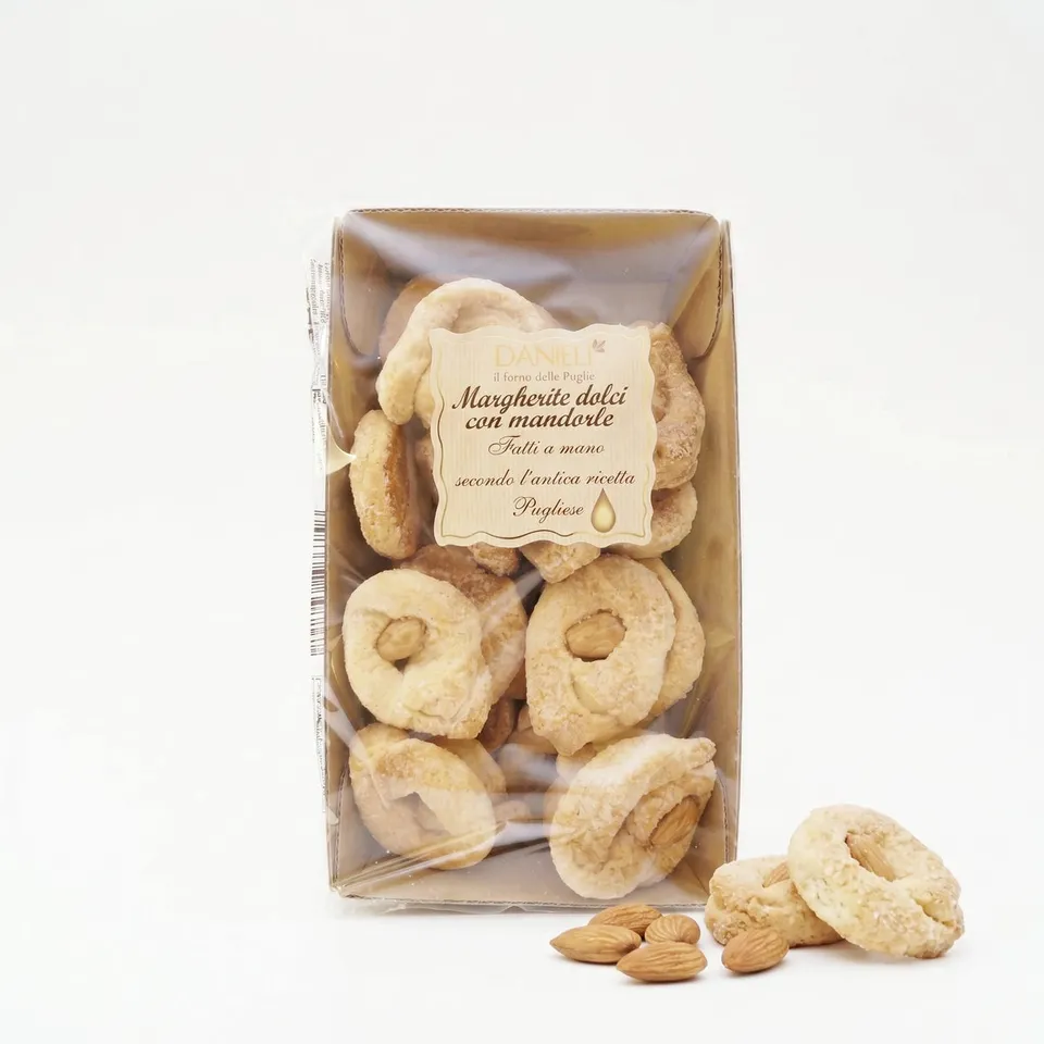 Danieli Taralli Dolci mandorle margherite biscotti fiore 250g