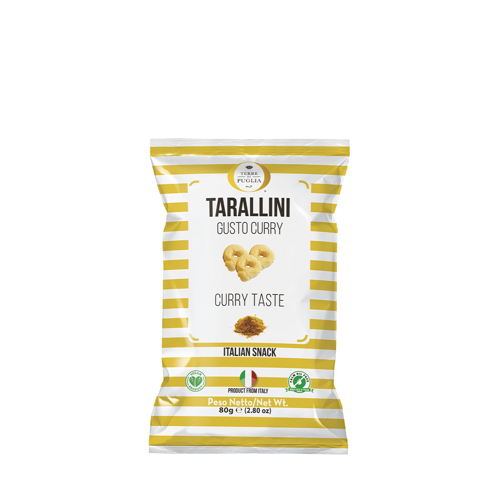 Terre di Puglia Millerighe Tarallini Curry 80g