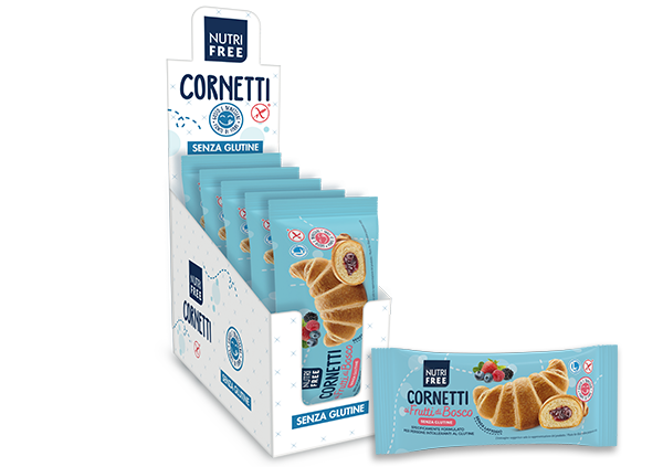 Nutrifree Cornetti ai Frutti di Bosco senza glutine 5 pz