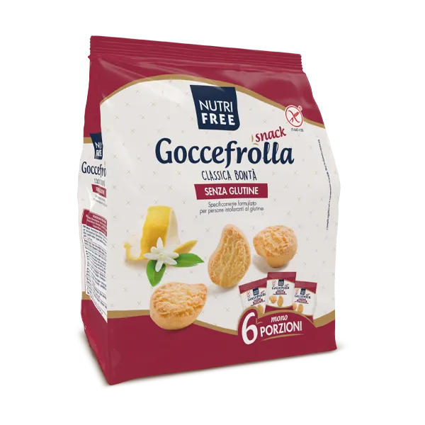 Nutrifree Goccefrolla Snack Frollini senza Glutine al Limone
