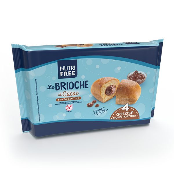 Nutrifree Merende e snack Le Brioche al Cacao brioche x4 senza glutine
