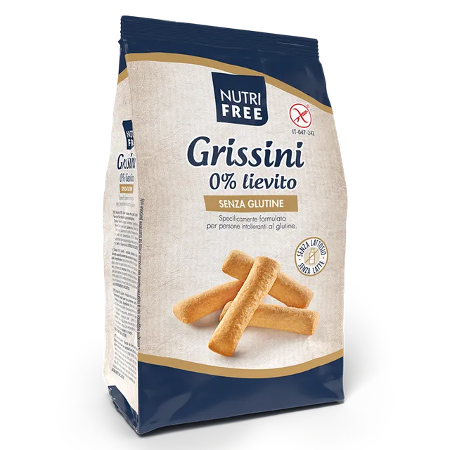 Nutrifree Grissini 0% Lievito croccanti olio extravergine