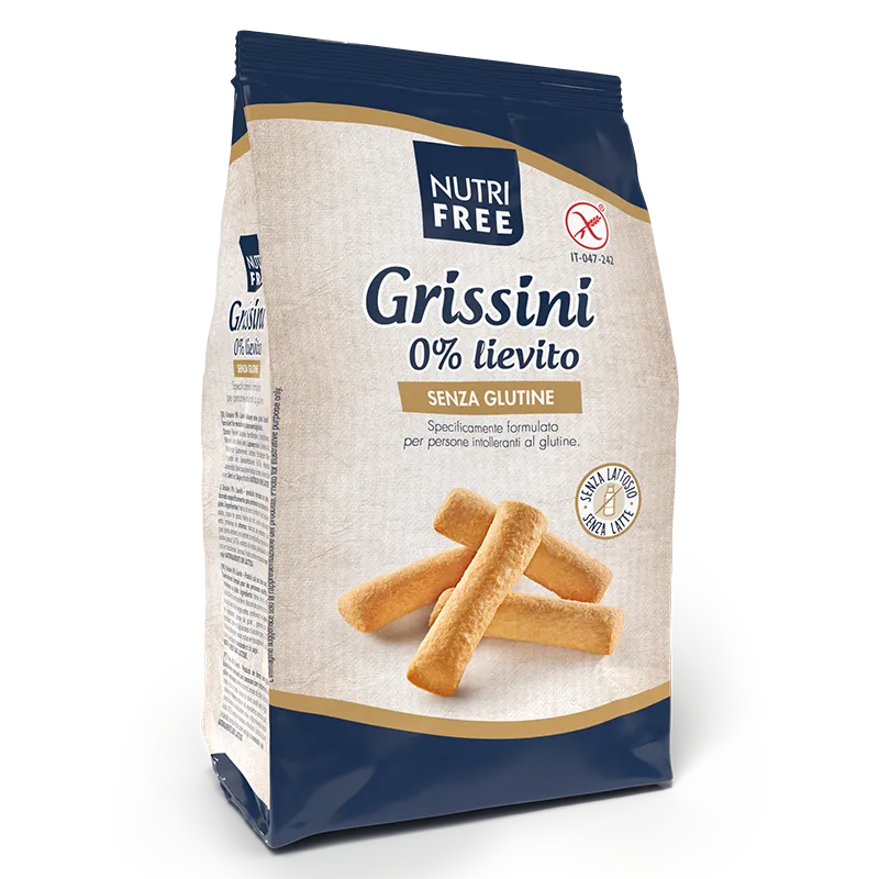 Nutrifree Grissini 0% Lievito croccanti olio extravergine