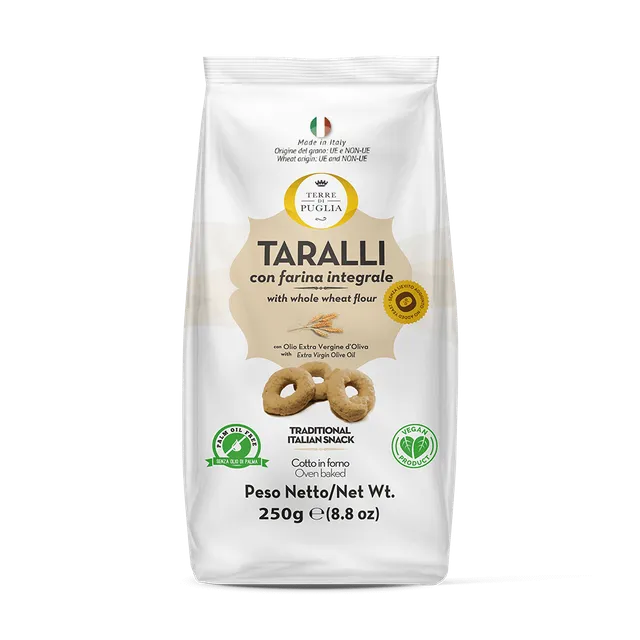 Terre di Puglia I Moderni Integrali taralli 250g fibre
