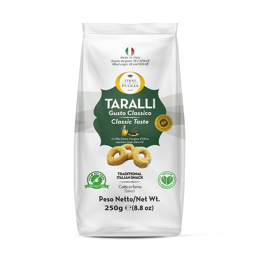 Terre di Puglia I Moderni Taralli Classico 250g al forno