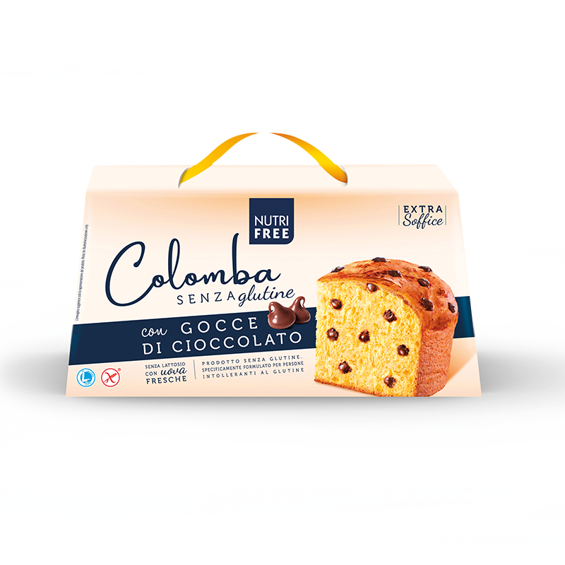 Nutrifree Colomba gocce cioccolato dolce Pasqua