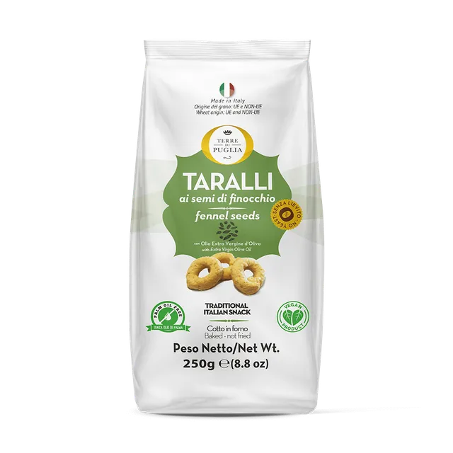 Terre di Puglia I Moderni Finocchio taralli 250g