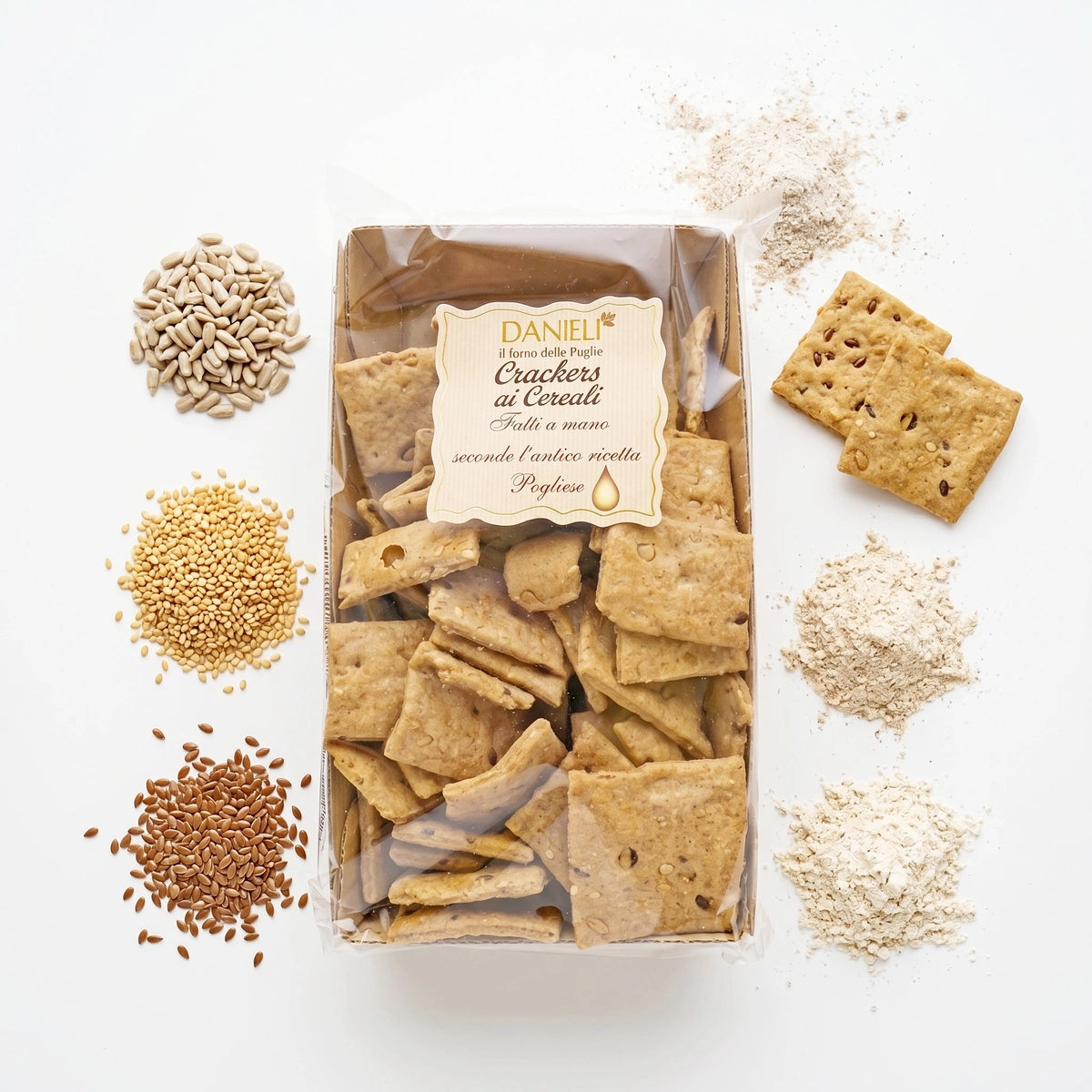 Danieli Taralli Croccanti Crackers 5 Cereali 250g