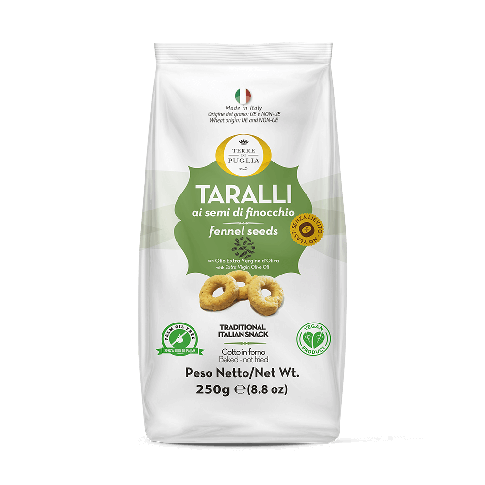 Terre di Puglia I Moderni Finocchio taralli 250g