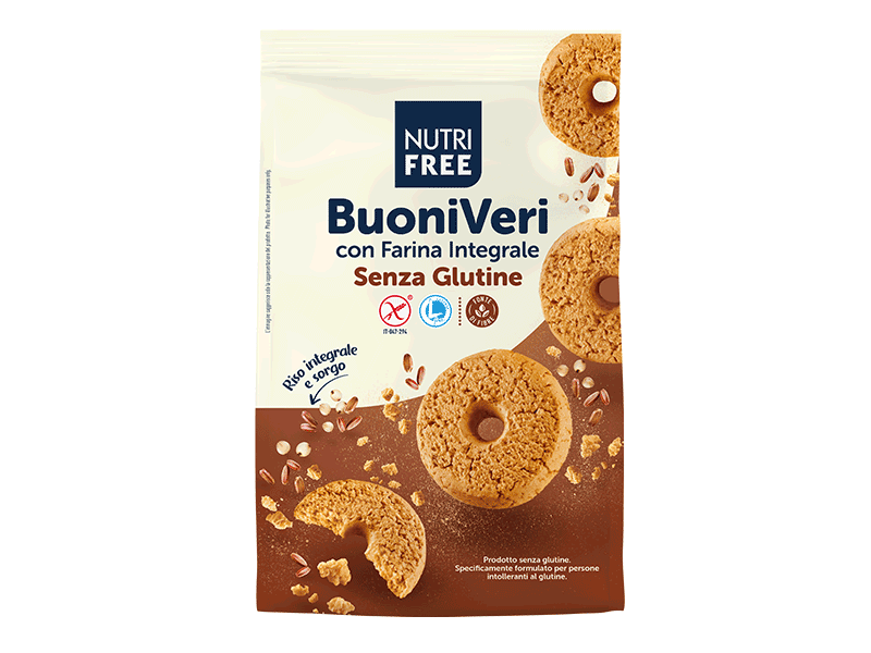 Nutrifree Buoni Veri biscotti senza glutine per colazione