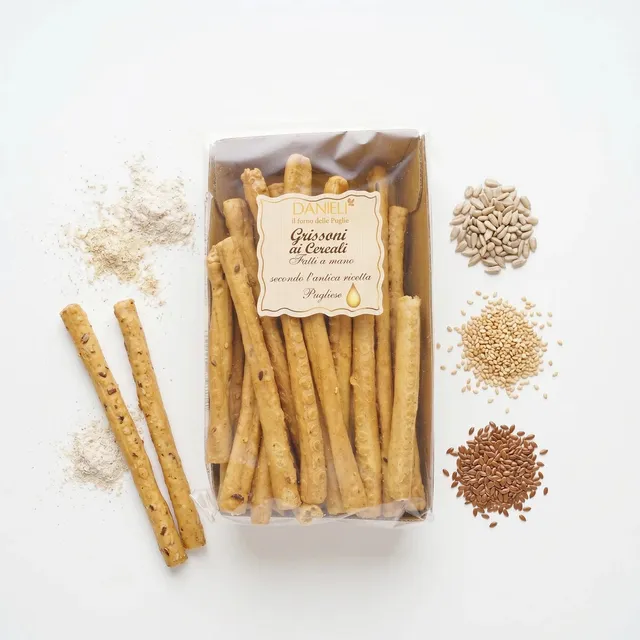 Danieli Taralli Croccanti Grissoni grissini 250g 5 cereali