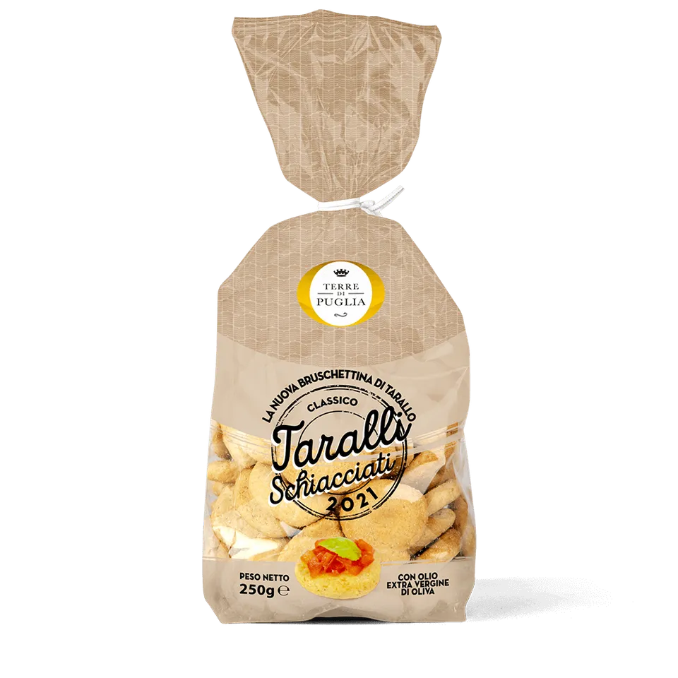 Terre di Puglia Taralli Schiacciati taralli classico 250g forno