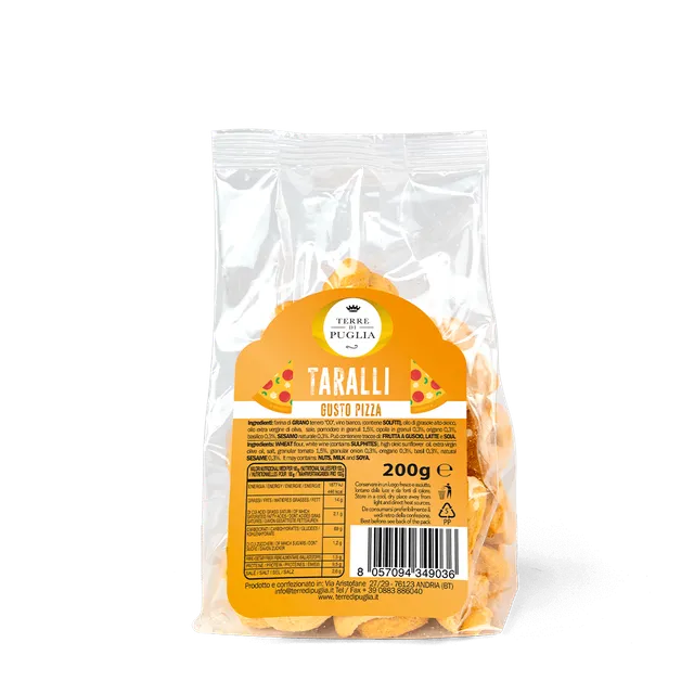 Terre di Puglia Tradizione taralli gusto pizza