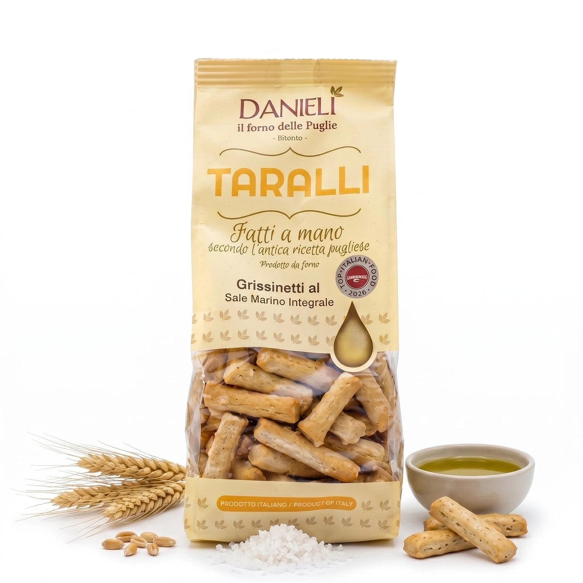 Danieli Taralli Salutari sale Cervia grissinetti integrali 240g