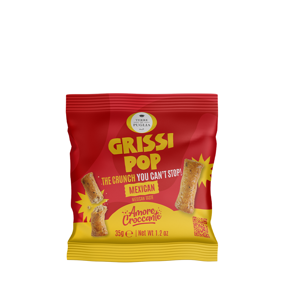 Terre di Puglia Grissi Pop Grissini 35g Mexican