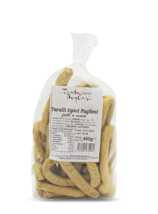 Tentazioni Pugliesi Fatti a Mano Taralli Tipici 6x400g