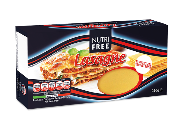 Nutrifree Lasagne pasta senza glutine pronta uso