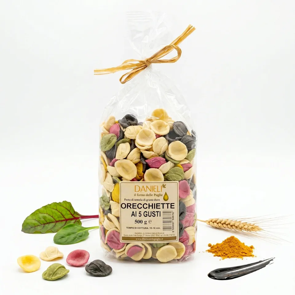 Danieli Orecchiette 5 Gusti pasta pugliese grano duro 500g