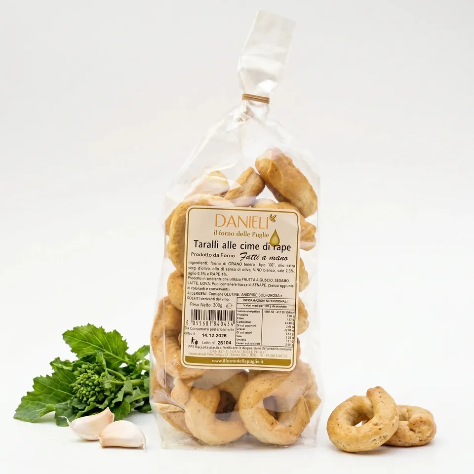 Danieli Taralli Speciali cime di rapa taralli 300g