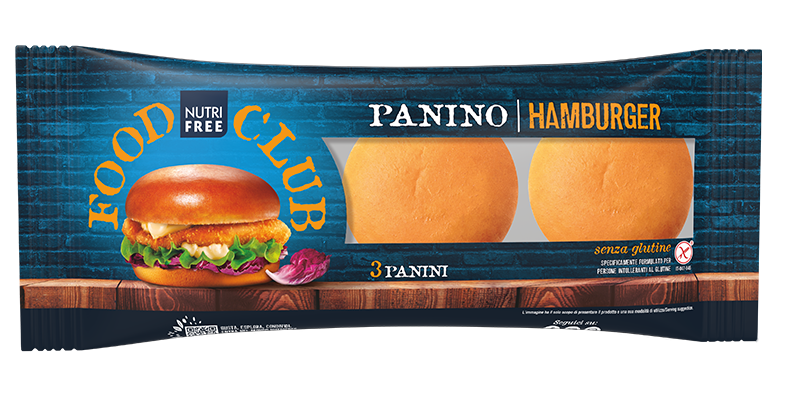 Nutrifree Panino Hamburger 110gr pane senza glutine 3 pezzi