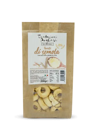 Tentazioni Pugliesi Speciali Taralli semola 6x200g grano duro