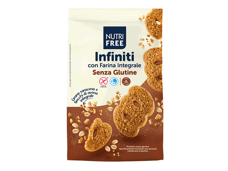 Nutrifree Infiniti Biscotti Integrali per Colazione