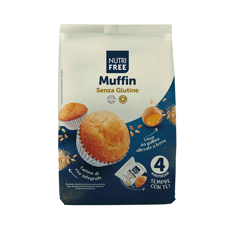 Nutrifree Muffin merendina senza glutine monoporzione