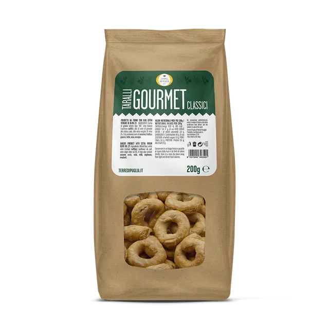 Terre di Puglia Taralli Gourmet Classico taralli 200g forno