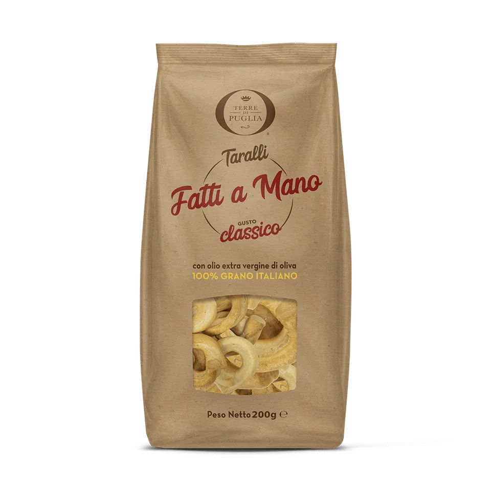 Terre di Puglia Taralli Fatti a Mano taralli classico 200g forno