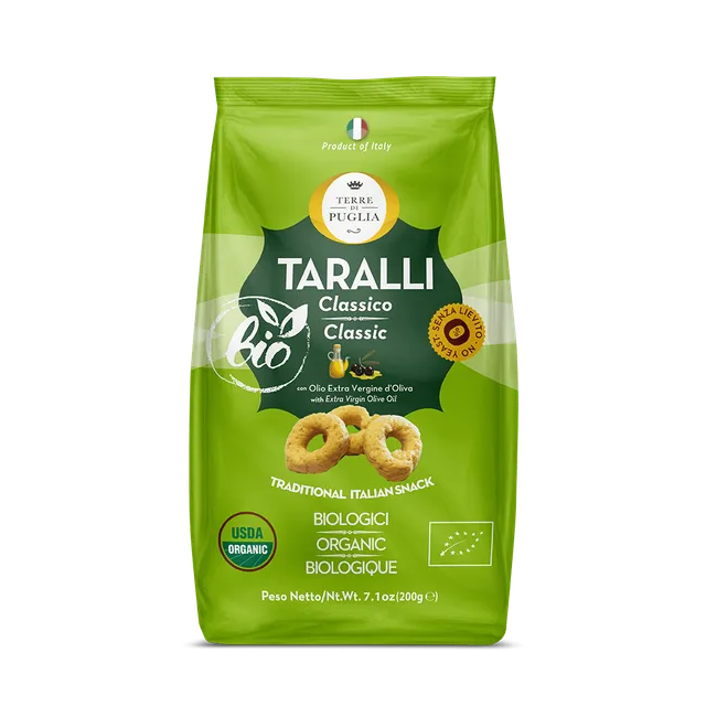 Terre di Puglia Taralli Bio classico 200g forno bio