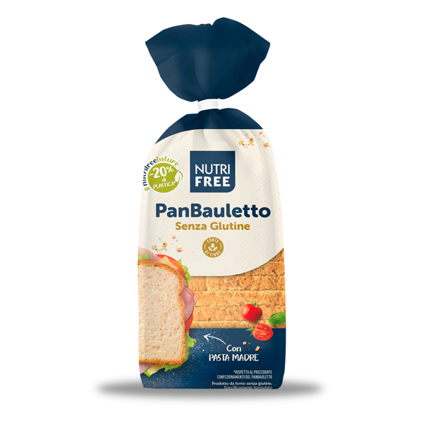 Nutrifree PanBauletto pane in cassetta senza glutine fette grandi