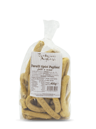 Tentazioni Pugliesi Fatti a Mano Taralli Tipici 6x400g