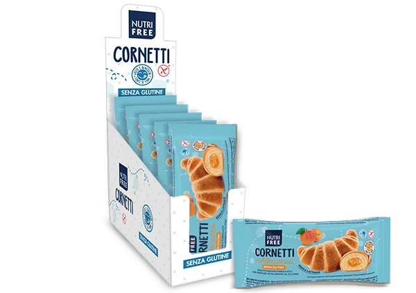 Nutrifree Cornetti Albicocca brioche senza glutine 5 pezzi
