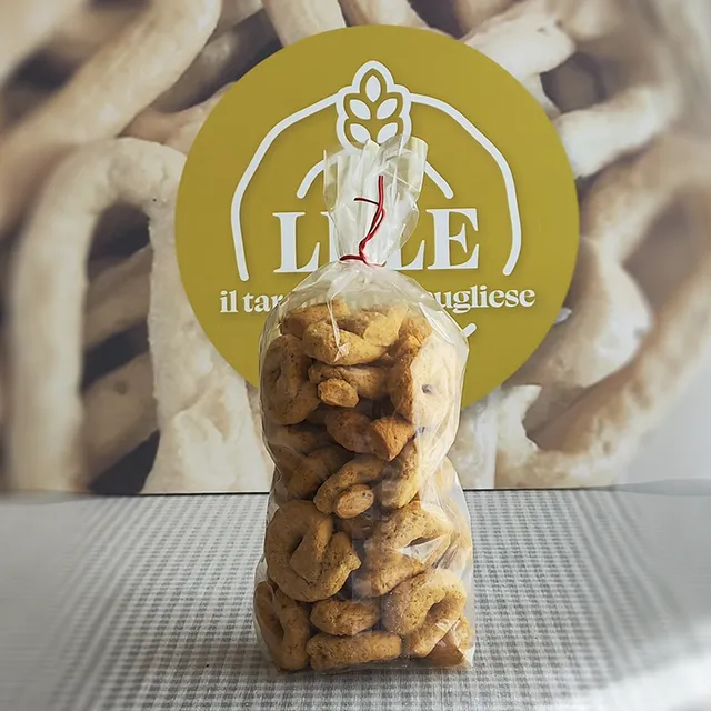 Lele il tarallo d’oro pugliese Taralli salati pizza 1 Kg friabili