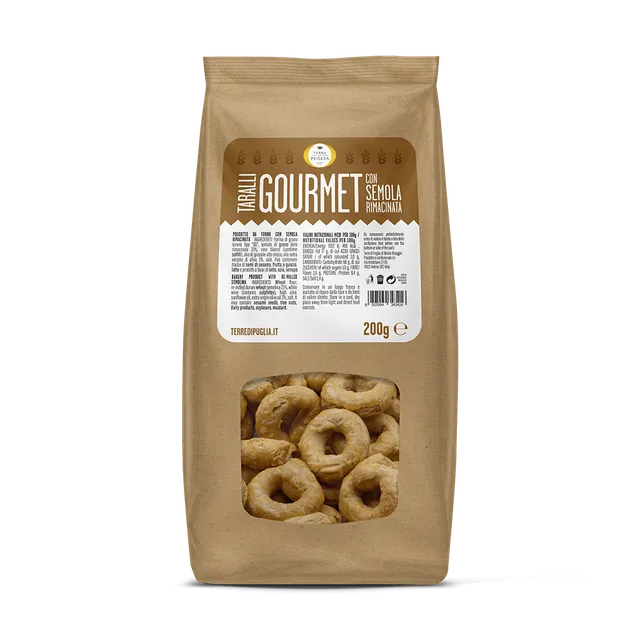 Terre di Puglia Taralli Gourmet semola rimacinata taralli 200g